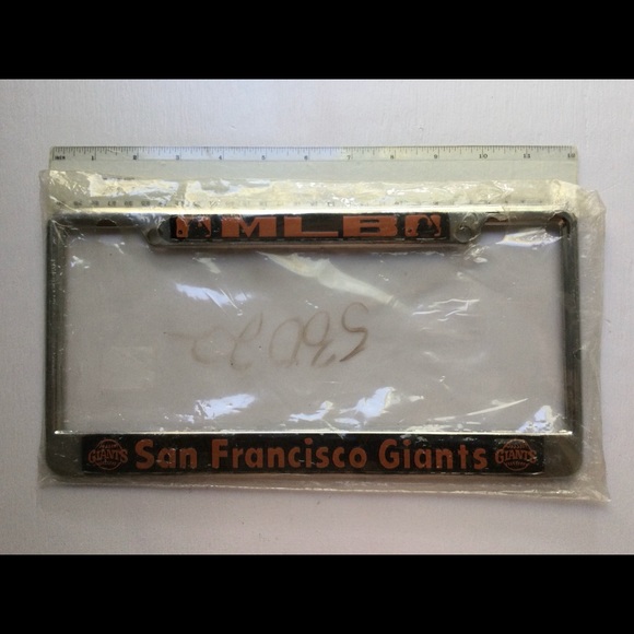 NWOT San Francisco Giants MLB License Plate Frame - Picture 7 of 9